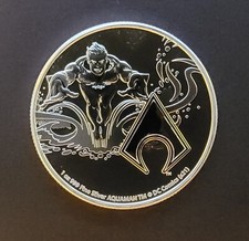 2022 Niue Aquaman DC Comics Bullion Justice -999 Silver 1 Oz Ounce Art Bar Round 104.99 per troy oz