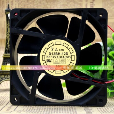 Geräuschloser Lüfter D12BH-12D für Gehäuse 12 V 0,3 A 120 * 120 * 38 mm
