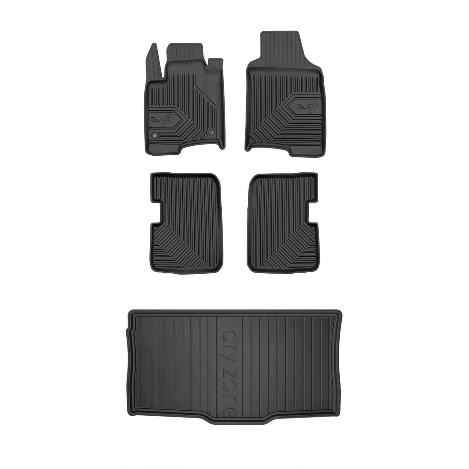 Set di tappetini e stuoie si adatta per FIAT Panda III dal 2012
