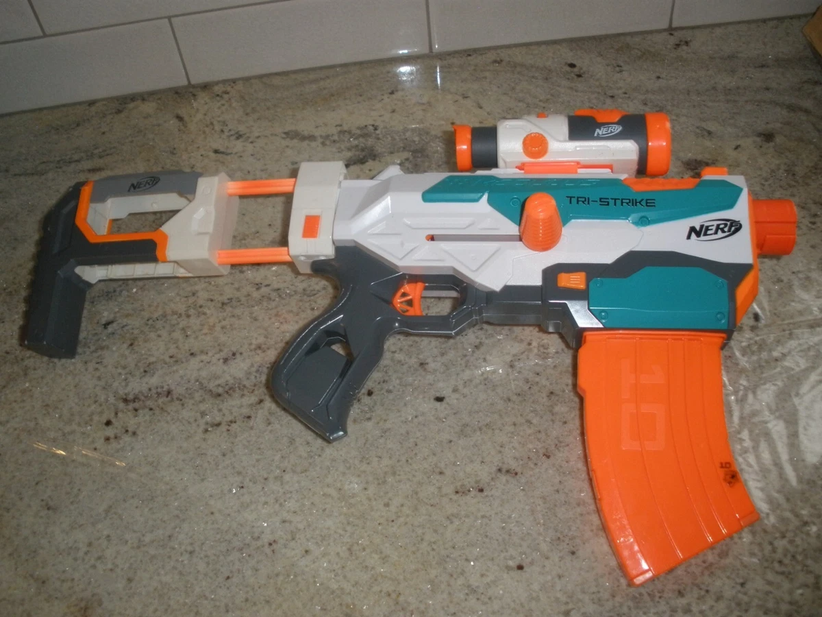 Nerf tri hotsell strike ebay