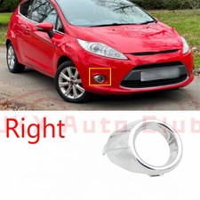 Para Ford Fiesta 2009-2012 X Luz Antiniebla Delantera Cromada Derecha Cubierta Bisel Borde