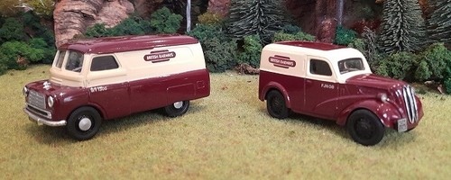 * 1/43 * Corgi Commercials * Ford Popular + Bedford Van * Set * British Railways - Picture 3 of 12