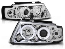 Angel Eyes Scheinwerfer Set für VW Passat (3B) B5 BJ 11/96-08/00 Klar Chrom