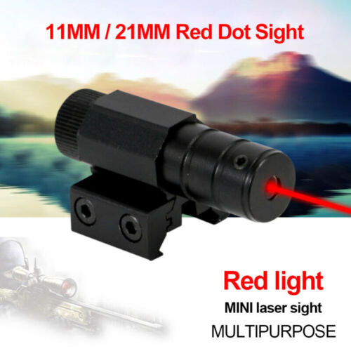 Hunting Red Laser Sight Light Beam Pistol Rifle Scope 20mm Rail Mount - Picture 1 of 8
