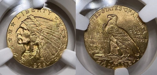 1926 Indian Quarter Eagle Gold $2.5 NGC MS 64