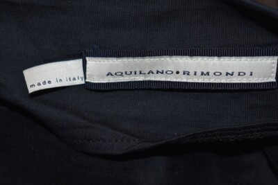 Aquilano rimondi Black Cotton Top Size 40/ 6 On Sale ns | eBay