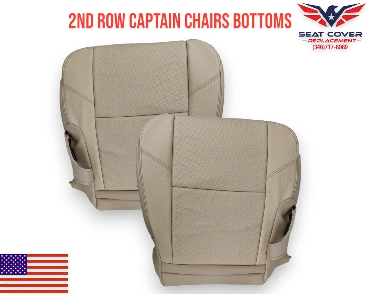 Funda De Asiento De Cuero Original Para Cadillac Escalade EXT/ESV 2007-2008 – Lado Inferior Del Conductor En Tono Beige Claro