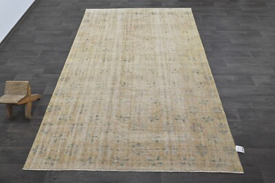 Oushak Türkisch Vintage Teppich 6x9 Kelim Rug Anatolisch Handarbeit Boho Deko...