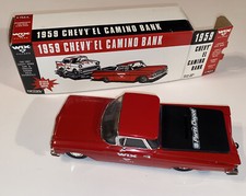 Ertl Wix Filters Limited Edition 1959 Chevy El Camino Bank 1:25 Red Diecast Car