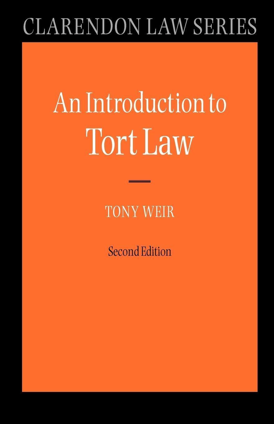 Thumbnail - An Introduction To Tort Law Tony Weir Taschenbuch Paperback Englisch
