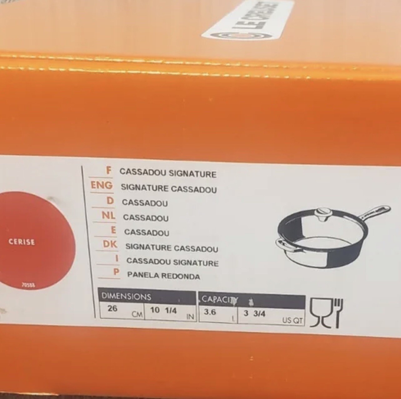Le Creuset Cassadou In Ghisa Smaltata 3,75 Qt Colore Rhône - Casseruola Con Coperchio, Distribuzione Calore Uniforme - 6