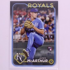 2024 Topps Series 2 Baseball MLB James McArthur RC #434 Royals