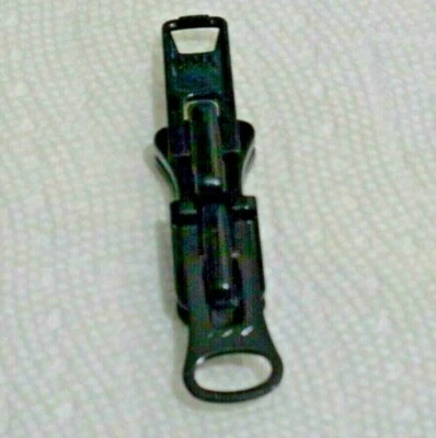 Set of 2 Black #10V heavy duty YKK nesting sliders for 2 Way Vislon zipper