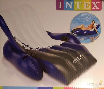 Intex Floating Recliner Lounge Relax Liege Luftmatratze Schwimmsessel Pool 58868