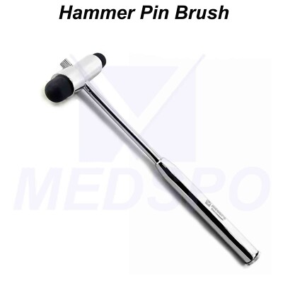 Neurology Buck Brush Pin Hammer Tendon Physiotherapy Medical Diagnostic Tools CE