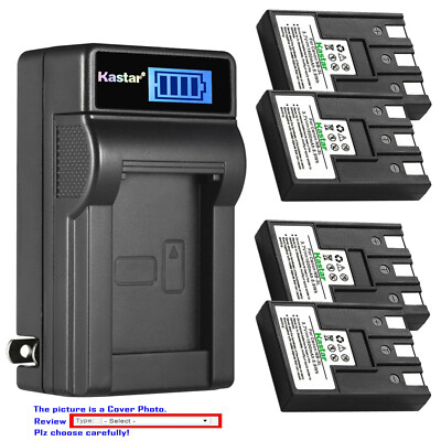 Kastar Battery LCD Wall Charger for NB3L Canon PowerShot 100 20 Digital IXUS 700