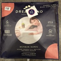 Dreamland Hunker Down Sherpa Heated Under Blanket Dual Control Super King