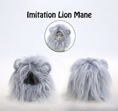 Lion Mane for Cats Funny Halloween Costume for Cats Snoods for Cats - Bild 39 von 42