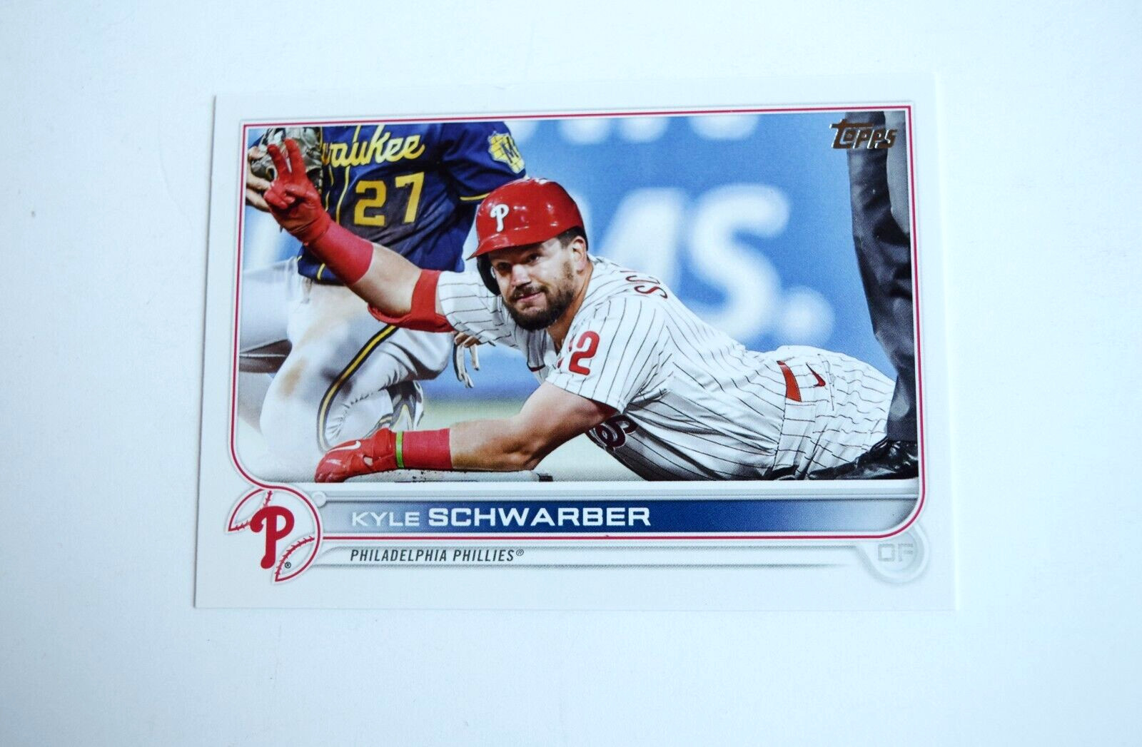 2022 Topps Update Series KYLE SCHWARBER Variation Base SP Phillies #US88