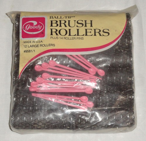 Vintage Hair Curlers Goody Brush Rollers Toni Spin Curlers Barrel Nesting Tubes - Picture 15 of 22