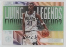 2019-20 Panini Illusions Living Legends Emerald Kevin Garnett #5 HOF 0n3y