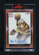 2021-22 Leaf Art of Hockey Bronze 22/40 Mats Naslund #BA-MN1 Auto 11jd