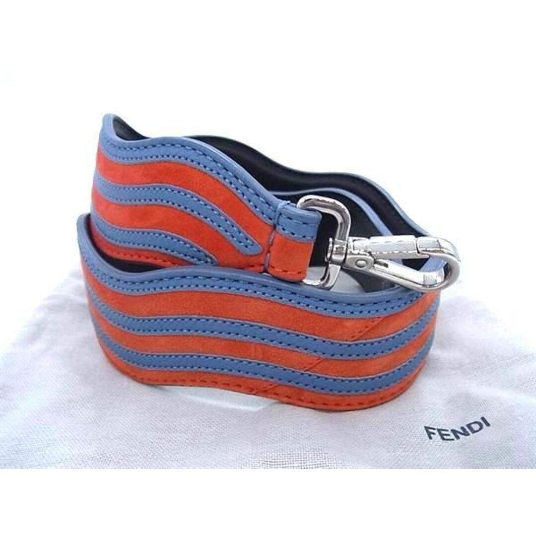 RARE FENDI Suede Leather Shoulder Bag with Strap in Red for Women