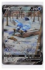 Glaceon V (Alternate Full Art) Holo Ultra Rare SWSH07: Evolving Skies 175/203 NM on eBay