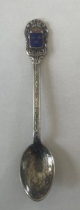 Vintage Sweden Crown Souvenir Spoon Swedish 4-1/4" EPNS ALP