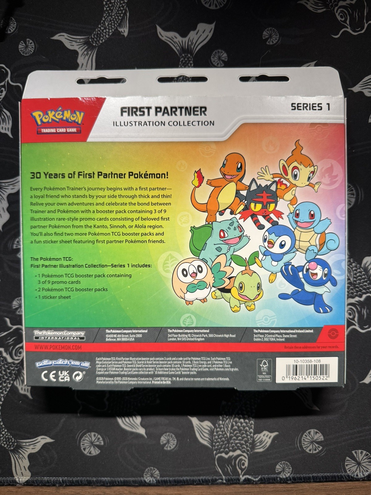 Pokémon TCG First Partner Illustration Collection Series 1. New & Factory Sealed