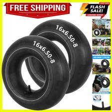 2 Pack 16x6.50-8, 16x7.50-8 Inner Tube Tube with TR-13 Straight Valve Stem fo...