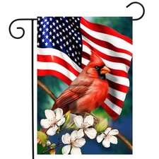 Briarwood Lane American Floral Cardinal Garden Flag