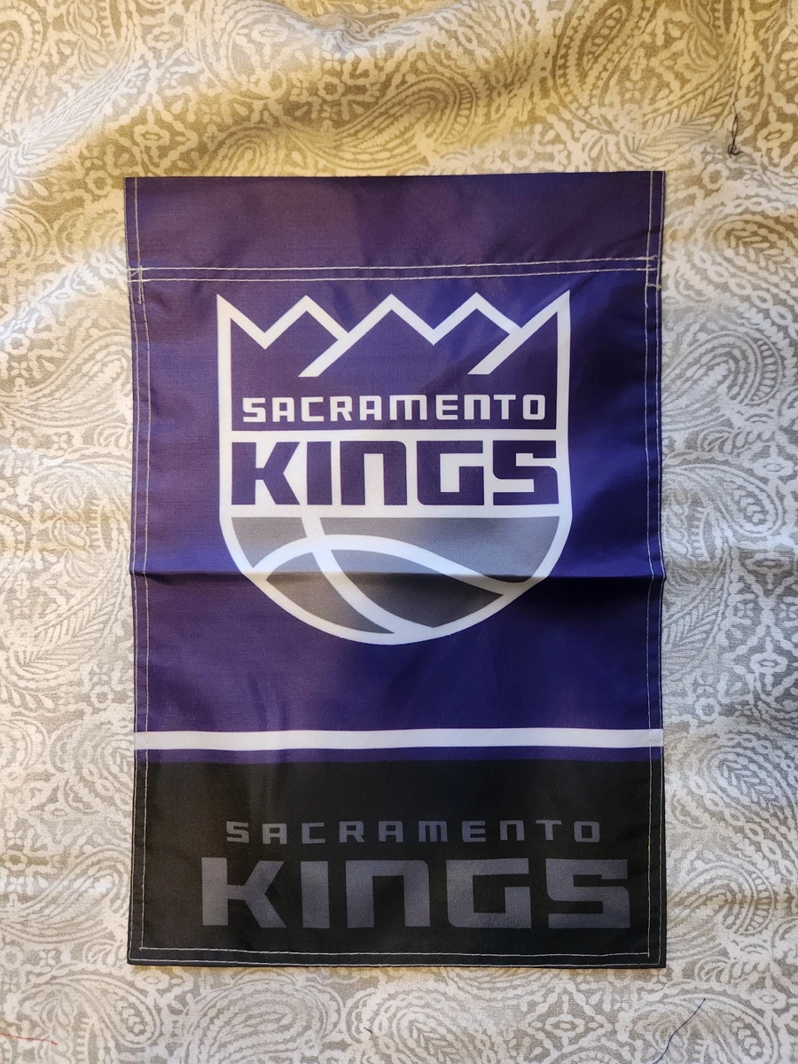 WinCraft Set Bandiera Sacramento Kings Da Giardino Con Supporto – 31,8x45,7 Cm – 2 Lati