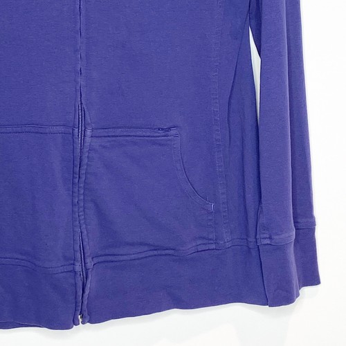 Duluth Trading Co Damengröße Medium lila Kapuzenpullover mit Reißverschluss Oberteil Taschen Kapuze - Bild 5 von 7