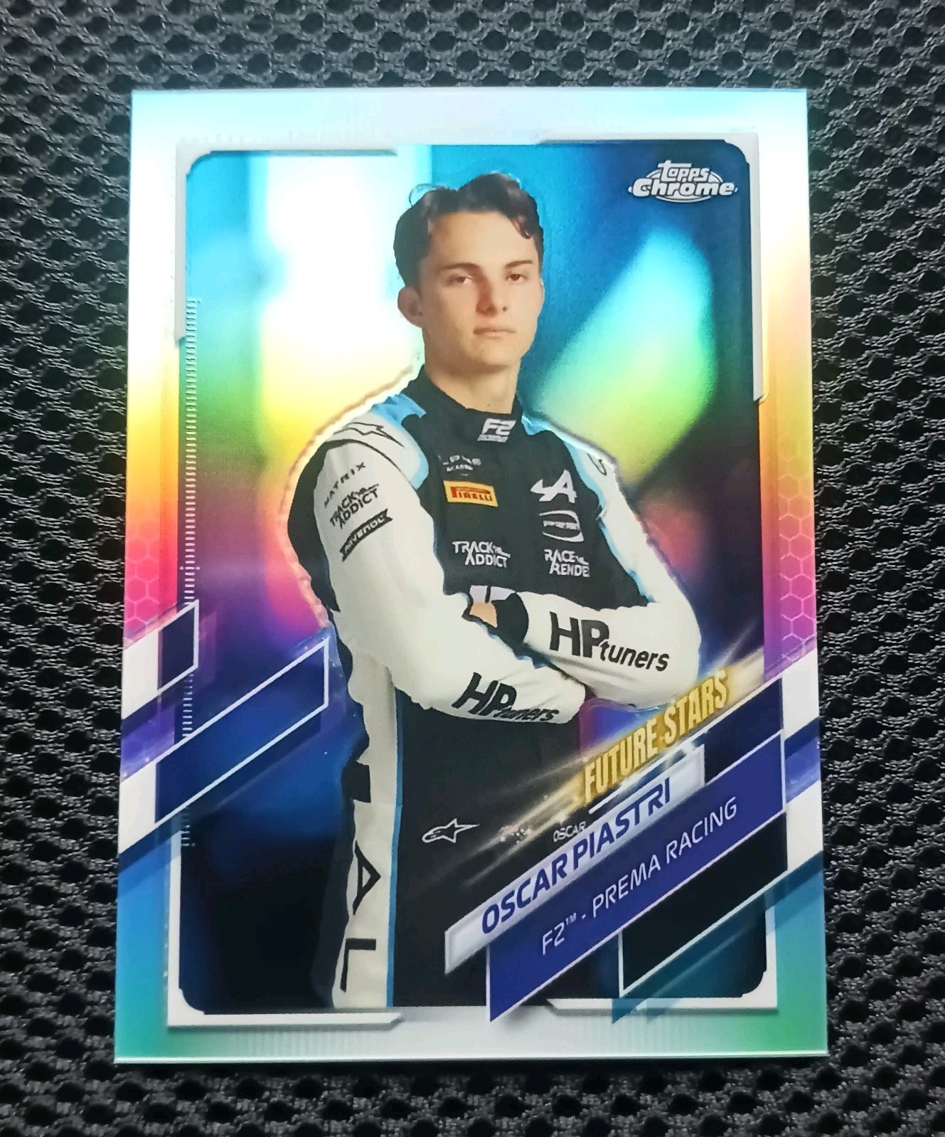 2021 Topps Chrome F1 Oscar Piastri Refractor Rookie RC #59 Formula 1 McLaren