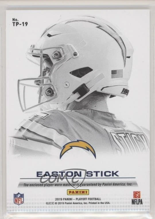 2019 Panini Playoff Turning Pro Memorabilia Easton Stick #TP-19 Rookie RC - Image 2 of 2