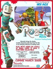 Robots the Movie (Inkworks, 2005) ~ DEALER SELL SHEET (8.5"x11")