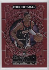 2022-23 Panini Obsidian Orbital Electric Etch Red Flood Jabari Smith Jr #20 ne1