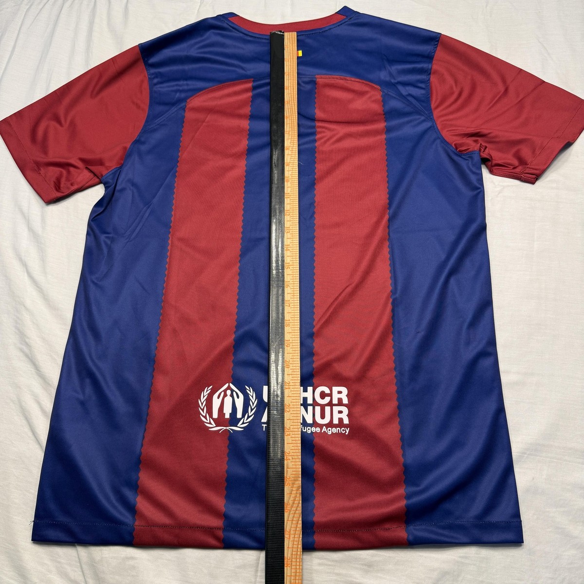 FC Barcelona Jersey Mens Medium Blue Red Soccer Nike Dri Fit