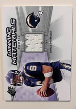 2006 SPx Winning Materials Rookie Jersey Card Charlie Whitehurst Chargers. rookie card picture
