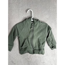 Play by Little Sleepies Sage Green Hooded Zip Up Jacket Kids 12 18 Months