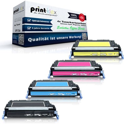 4x Ultra XL Tonerkartusche für HP Color LaserJet 3600 Drucker Toner