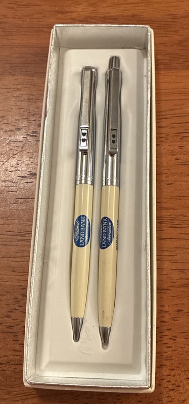 VTG Paper Mate  Federal Land Bank Association Director Pen Advertisement In Box