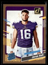 Jaren Hall 2023 Donruss Portrait Studio Series RC 022/100 #40 Minnesota Vikings