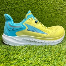 Altra Torin 7 Womens Size 8 Yellow Blue Athletic Running Walking Shoes Sneakers