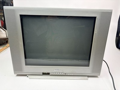 Vintage 2005 Sanyo Flat Screen 20'' TV for Retro Gaming | DS20425 Tested