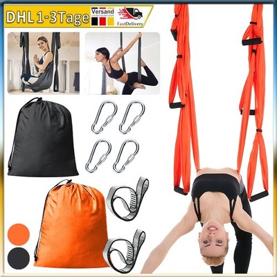 Aerial Yoga Hammock Set Fitness Yoga Stretch Anti-Gravity Swing Sling Inversion~