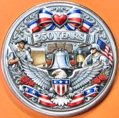 US 250 Years. Challenge, Souvenir. 1.5''. CT35d.