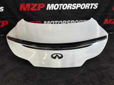 2009-2013 Infiniti G37 Rear Trunk Deck Lid OEM H4300-JK0MM White