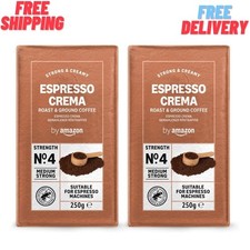 Espresso Crema Ground Coffee, 500g (2 x 250g) - Rainforest Alliance Certified 19.06 per kilo